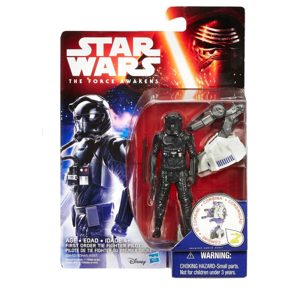 Star‎ Wars The Force Awakens 3.75" Figure First Order TIE Fighter Pilot
